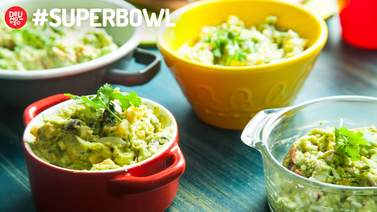 Guacamoles para el Super Bowl: aquí cuatro recetas para ver el juego
