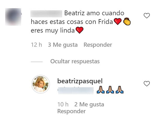 <b><a href="https://www.univision.com/famosos/la-madrastra-de-frida-sofia-desmiente-a-alejandra-guzman-no-hemos-recibido-ningun-tipo-de-agresion-video" target="_blank">La esposa de Pablo Moctezuma</a></b>, con quien se casó en el 1997, recibió muestras de apoyo de sus seguidores por documentar el cariño que existe entre él y Frida Sofía.
<br>