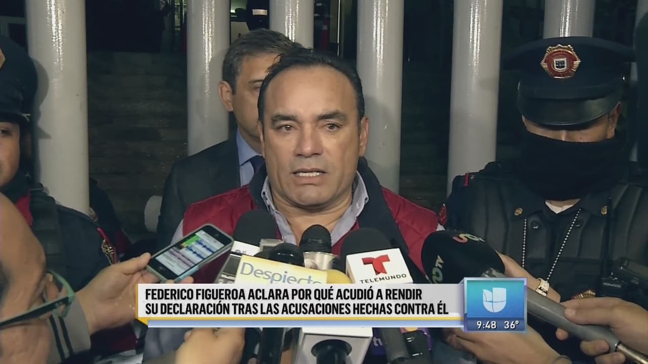 Federico Figueroa, hermano de Joan Sebastian, declaró en calidad de testigo ante las autoridades mexicanas, luego de ser acusado por el gobernador del estado de Morelos, de mantener vínculos con el crímen organizado.