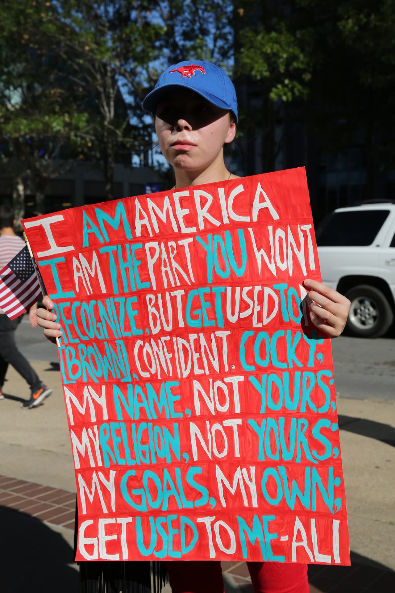 Hispanos, americanos y afroamericanos unidos contra Donald Trump