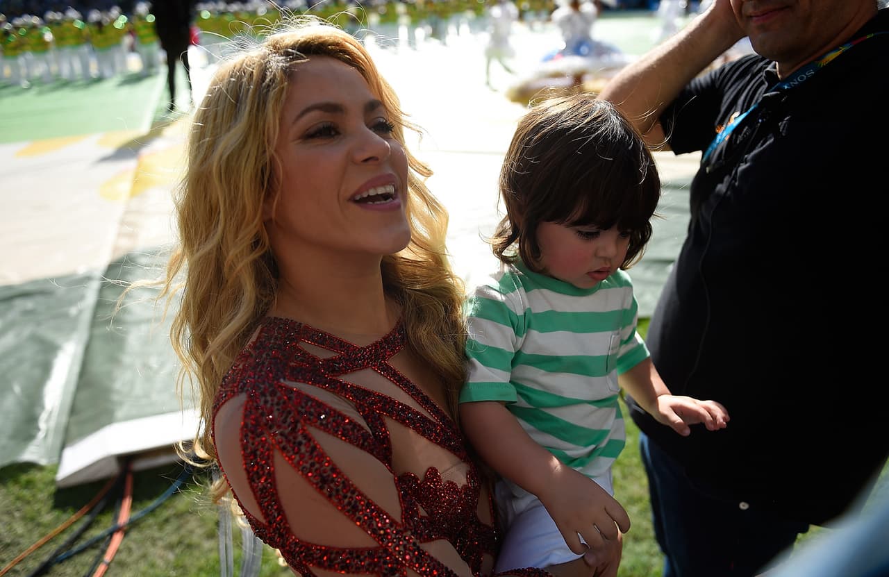 Shakira con el pequeño Milan