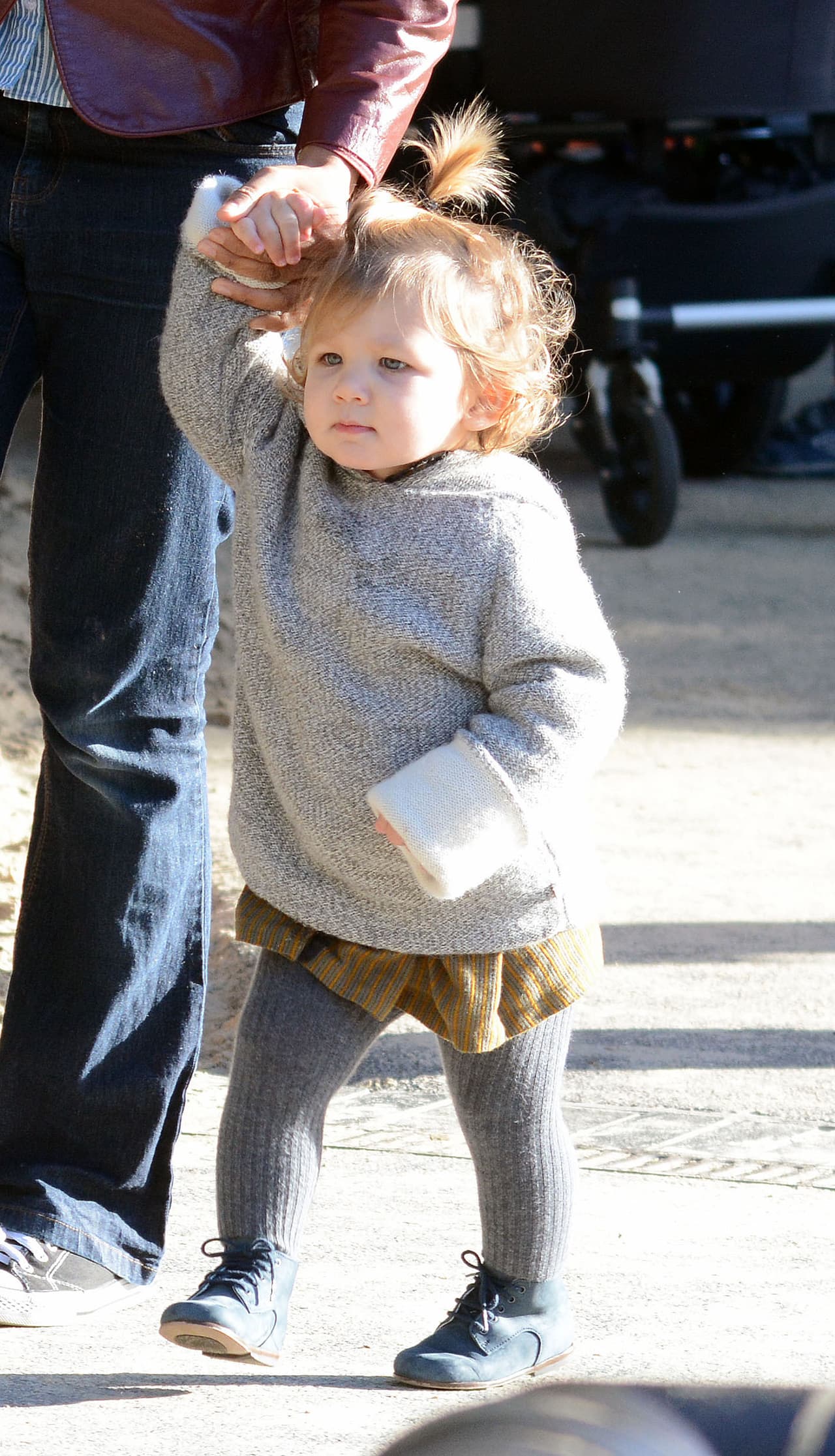 Seguramente India y Alexandre son muy consentidos por su abuela Carolina.