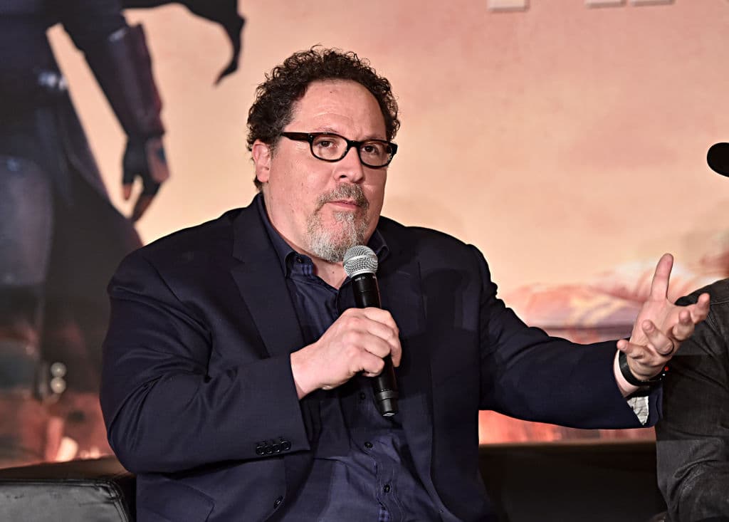 WEST HOLLYWOOD, CALIFORNIA - OCTOBER 19: Executive producer/writer Jon Favreau of Lucasfilm's "The Mandalorian" at the Disney+ Global Press Day on October 19, 2019 in Los Angeles, California. "The Mandalorian" series will stream exclusively on Disney+ when the service launches on November 12. (Photo by Alberto E. Rodriguez/Getty Images for Disney)