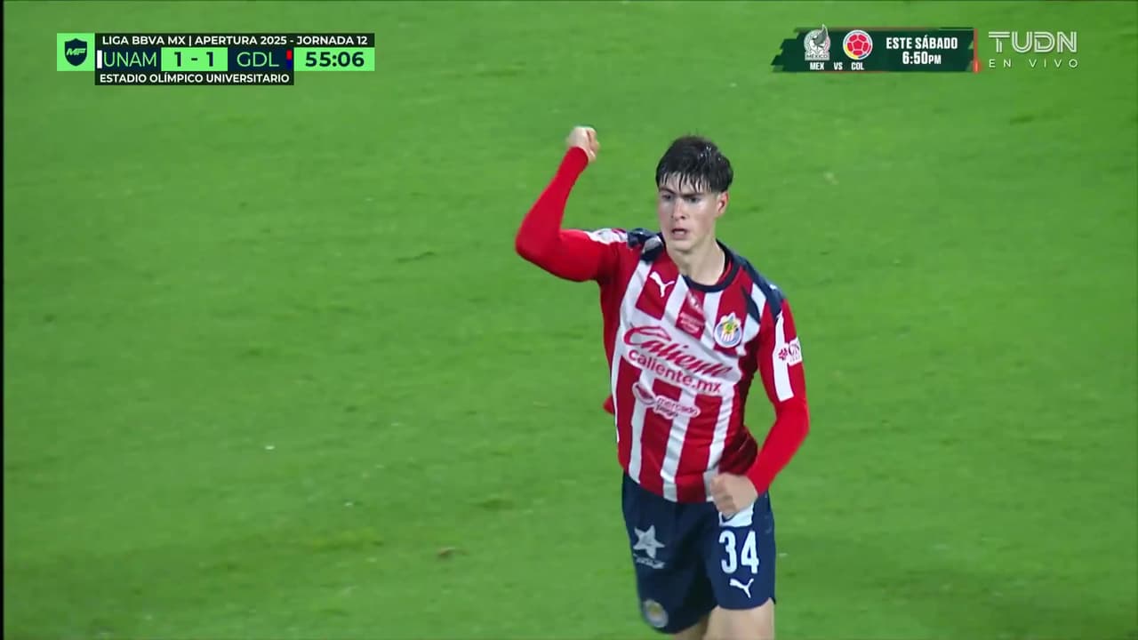 ¡Gol increíble de Chivas! La Hormiga remata de cabeza y vence a Keylor