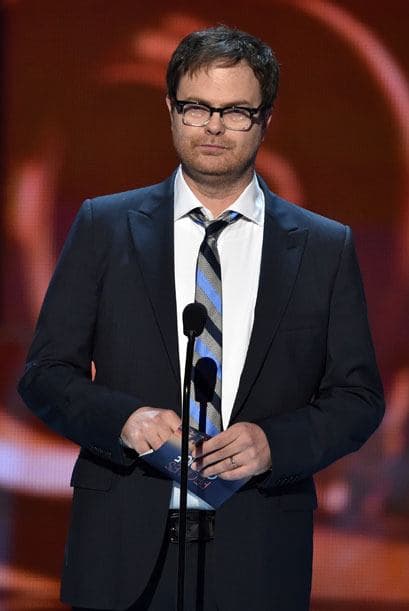 El comediante Rainn Wilson entregó la última categoría de la noche.