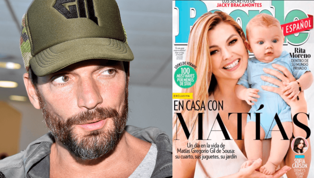 El color de ojos de Matías enciende una controversia (sin fundamento) sobre si Julián Gil es su padre