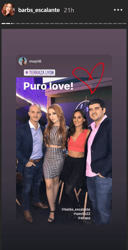 La exnovia de José Eduardo Derbez celebró ayer su cumpleaños y se dejó ver muy cariñosa junto a Pedro Echenique, su actual pareja amorosa, en sus historias de Instagram.