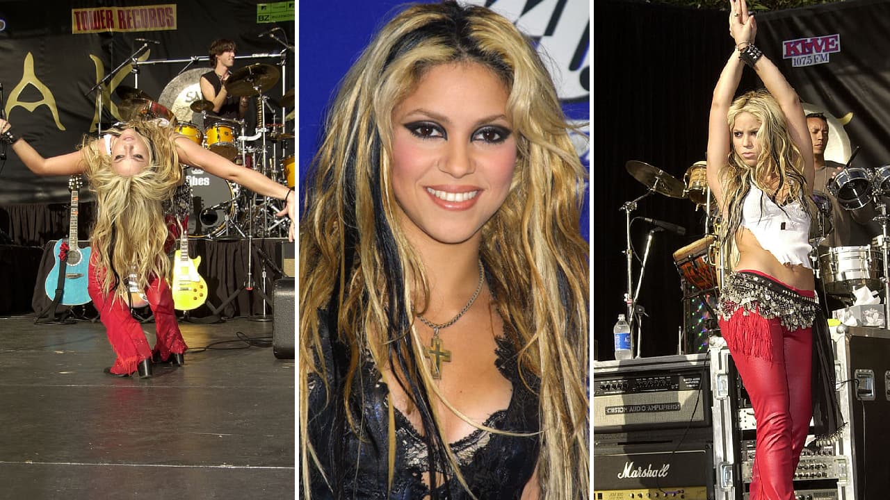 Shakira en 2001.