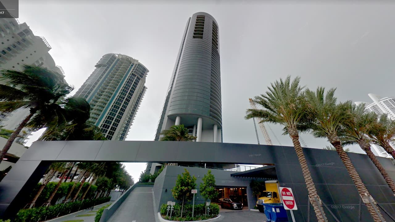 Unit #2205 at the luxury Porshe Tower belongs to Carmelo Urdaneta.