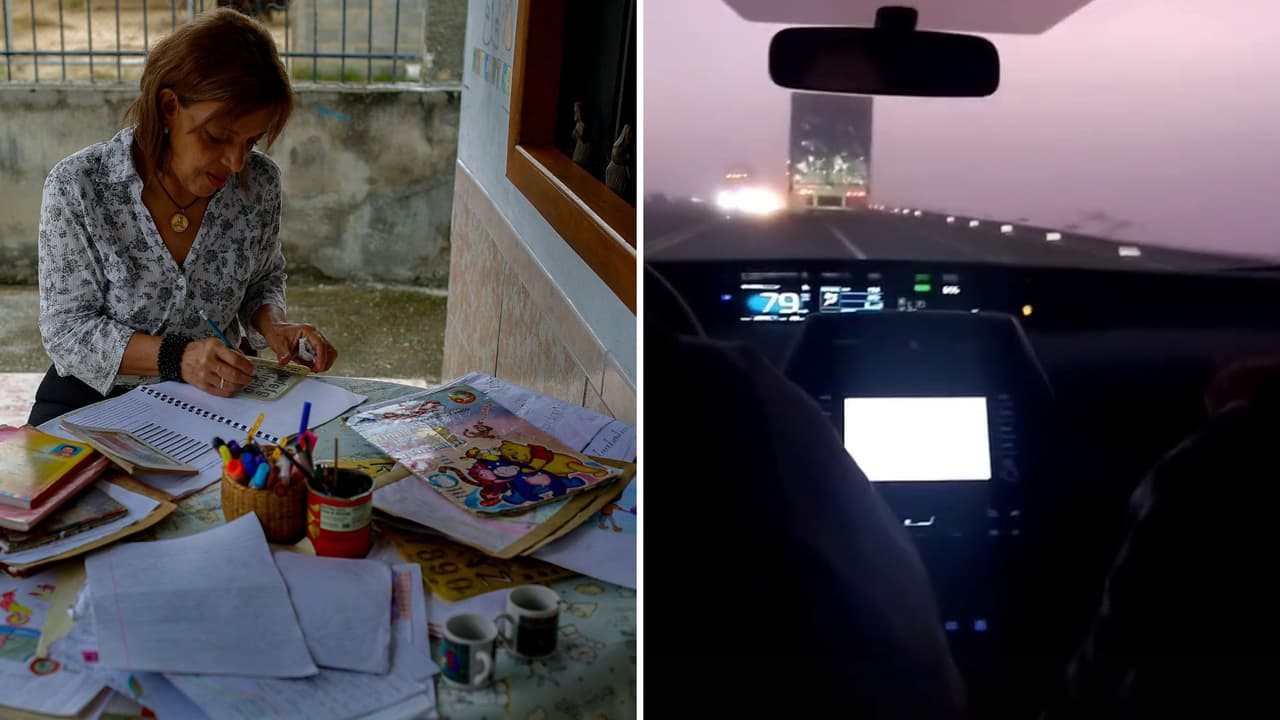 Maestros mexicanos comparten sus viajes de horas para dar clases y usan audio viral de TikTok