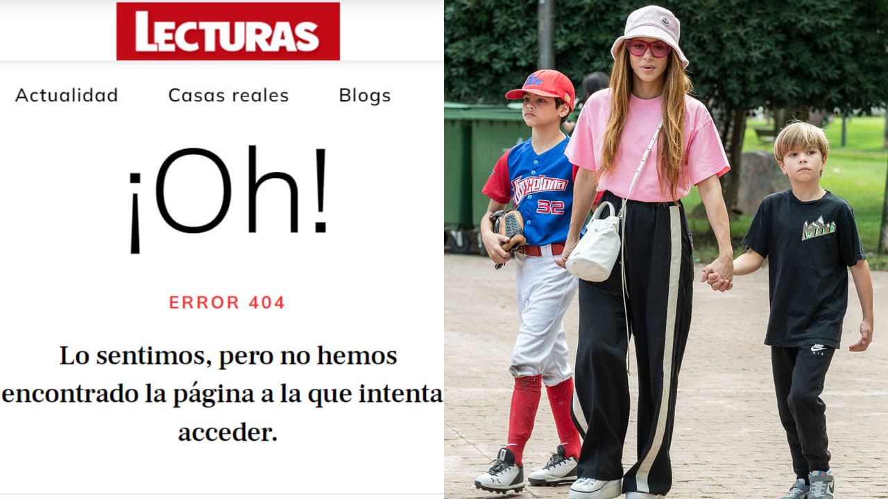 Lecturas eliminó la nota del supuesto viaje de Shakira a Miami luego de que La Vanguardia aseguró que la cantante se fue a Santander con sus hijos.