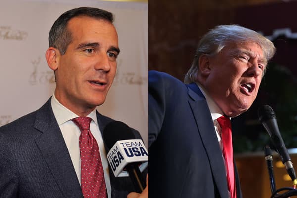 Alcalde de Los Ángeles se “avergüenza” por comentarios de Trump