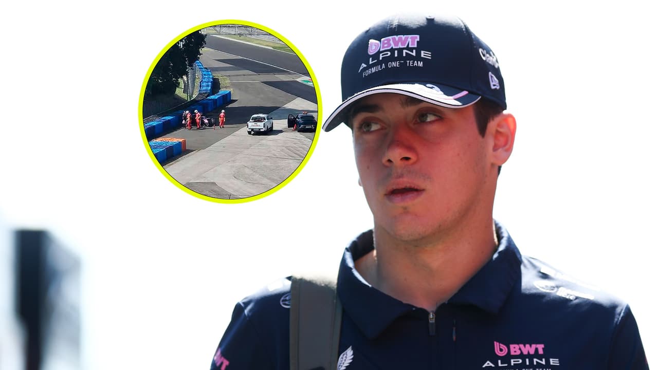 Así quedó el coche de Colapinto tras accidente en el circuito de Hungría