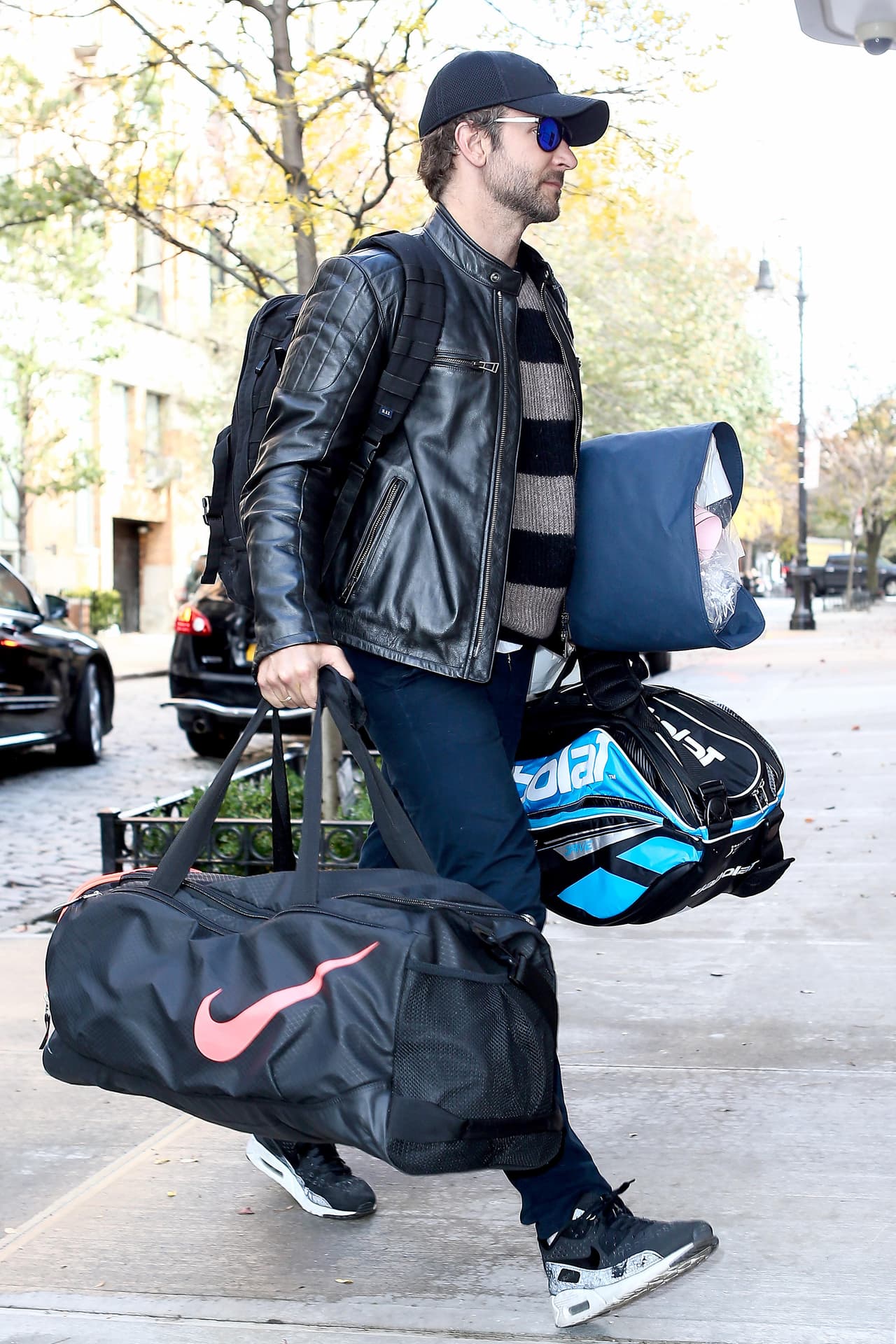 Apenas y podía cargar con todo.