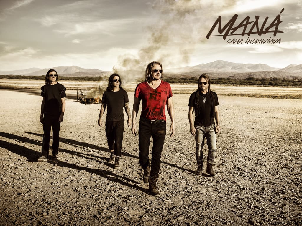 <b><a href="http://www.univision.com/temas/mana">Maná</a></b> se encontraba 'Clavado en un bar', tema que se desprende de su álbum 'Sueños líquidos'.
