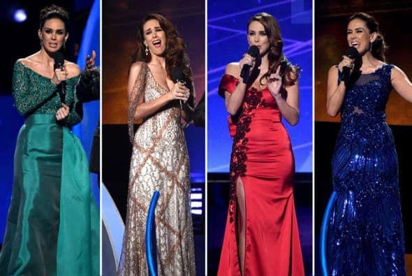 La bellísima conductora, actriz, modelo, reina de belleza y ahora jueza de Nuestra Belleza Latina se anotó la mejor calificación con todos sus vestidos.