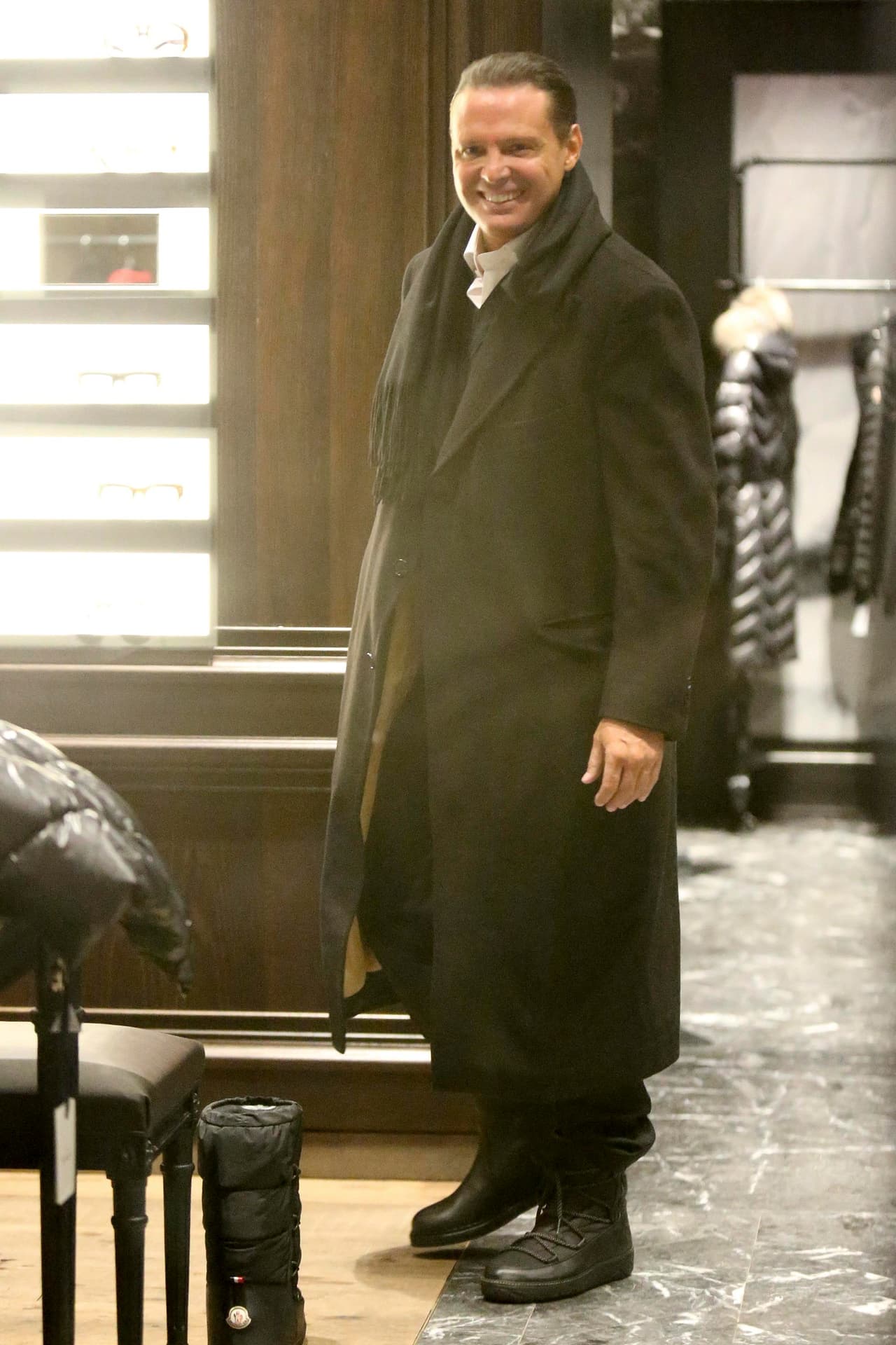 Él mantuvo ese carisma que lo caracteriza, su sonrisa enorme y su trati amable.