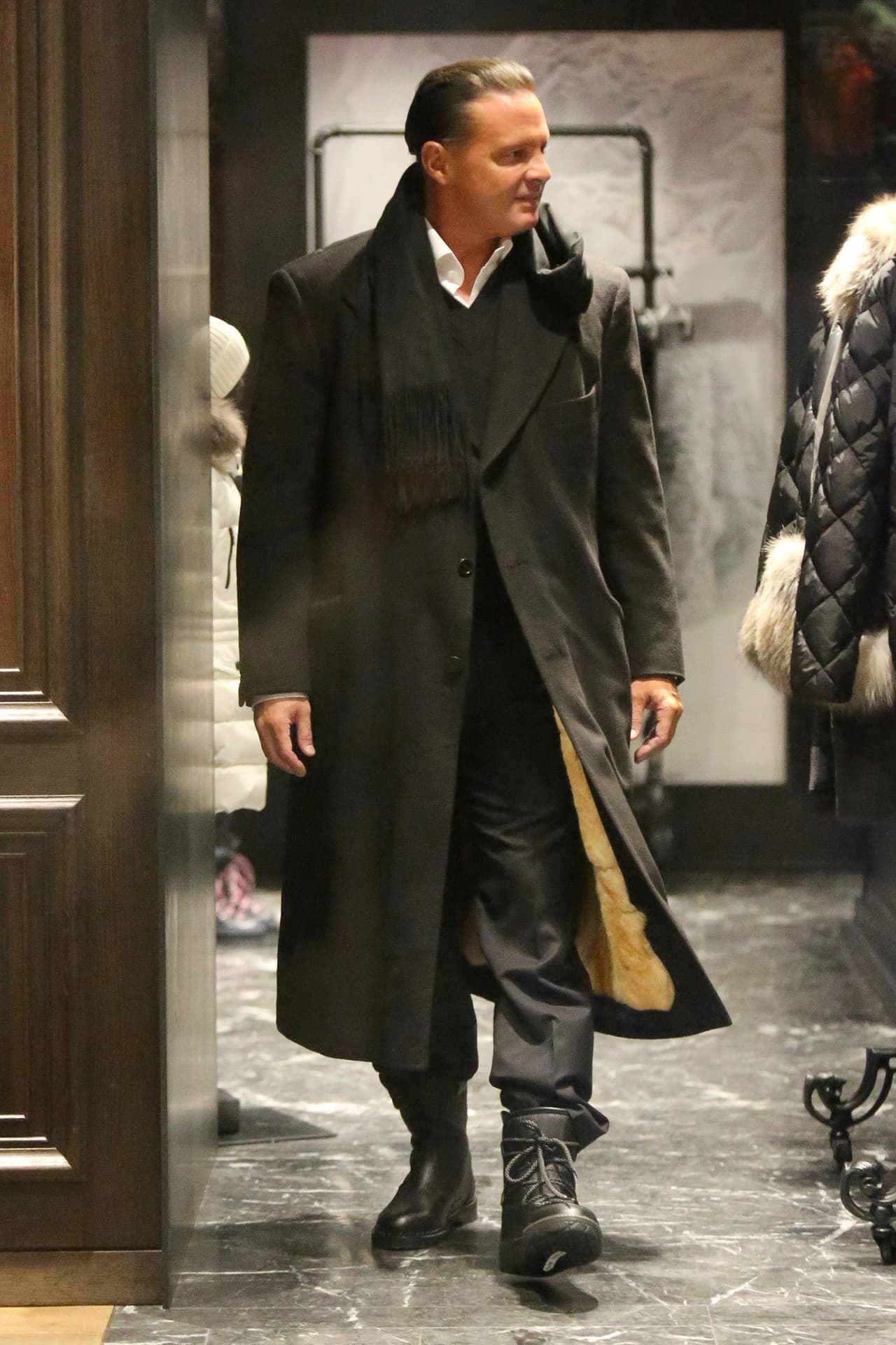 Eso sí, muy bien abrigado para soportar las bajísimas temperaturas.