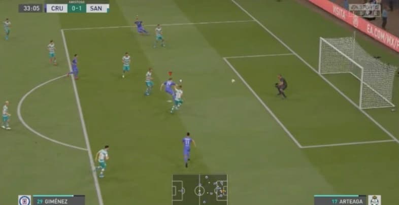 Cruz Azul no logra salir del sótano y esta vez caen frente al Santos de Eduardo Aguirre con un marcador de 3-4.