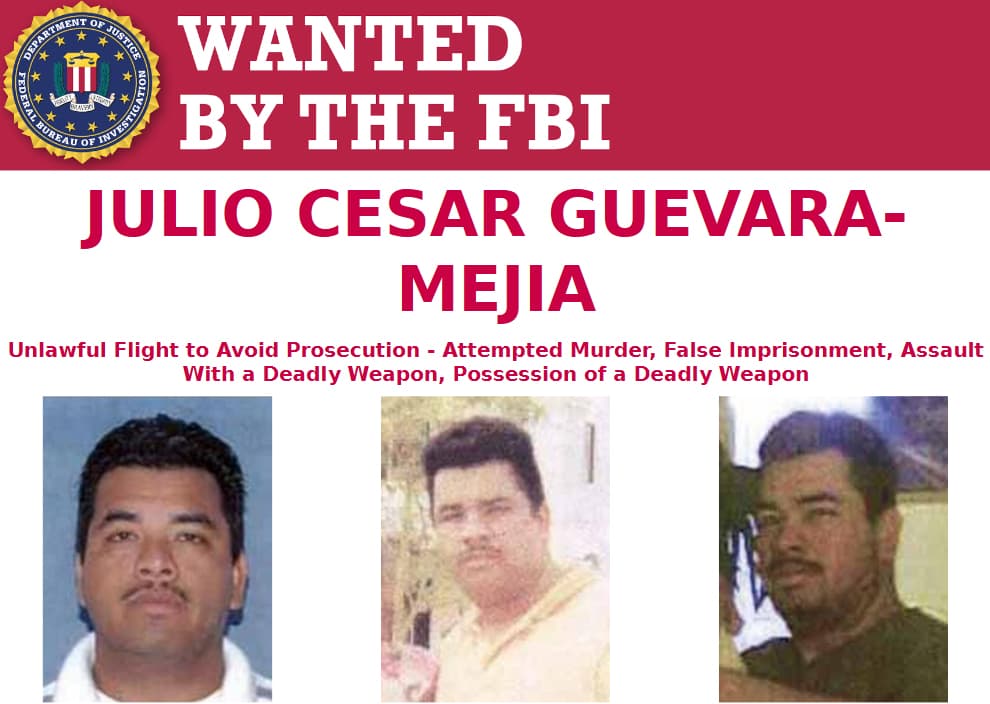 Es buscado por intento de asesinato y privación ilegítima de la libertad de una joven de 19 años, agresión con un arma mortífera, poseer un arma y fuga ilícita para evitar su enjuiciamiento. En el 2007, la joven fue llevada a un hotel con su voluntad y recibió varios tiros pero sobrevivió. El FBI ofrece una recompensa de $15,000 dólares por información que conlleve a su captura.