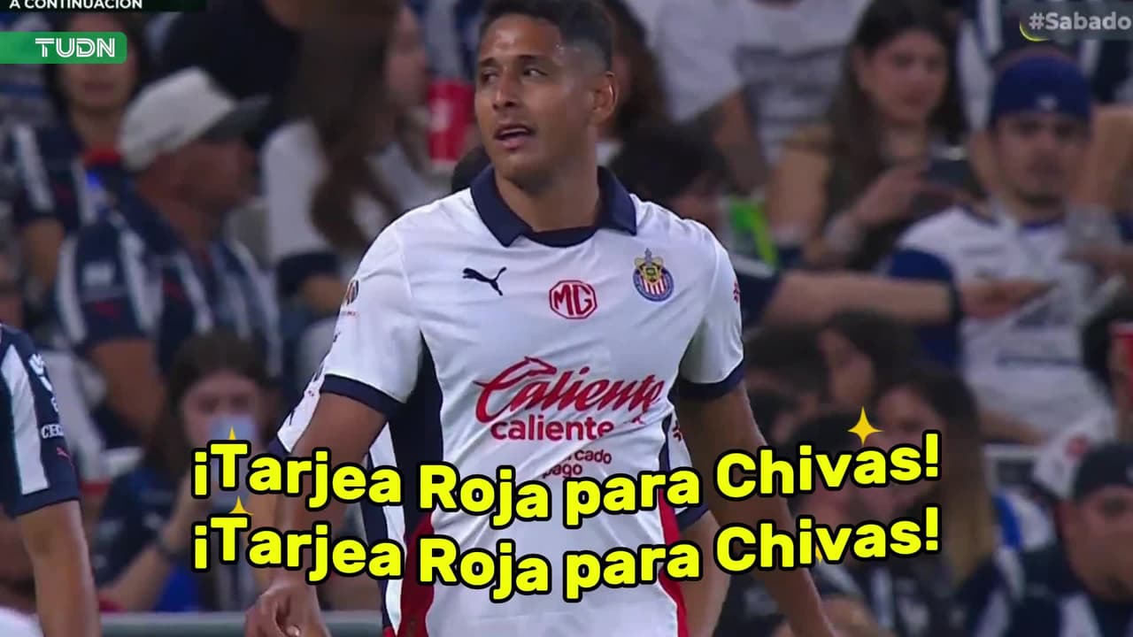 ¡Tarjeta roja para Chivas! El Rebaño se quedan con un hombre menos
