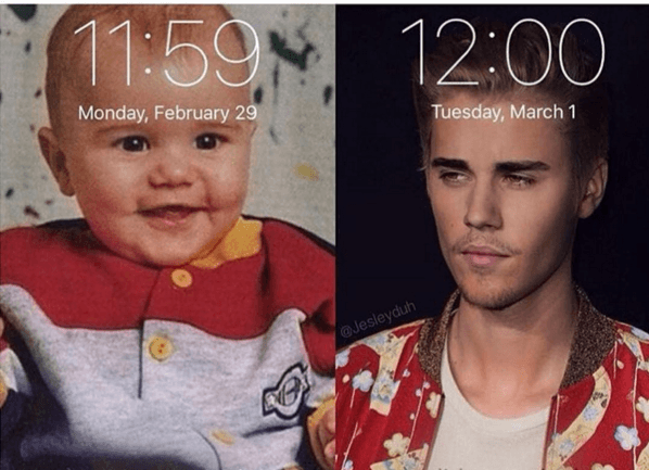 ¡Qué lindo bebé! El cantante publicó esta imagen en su cuenta de Instagram el día de su cumpleaños.