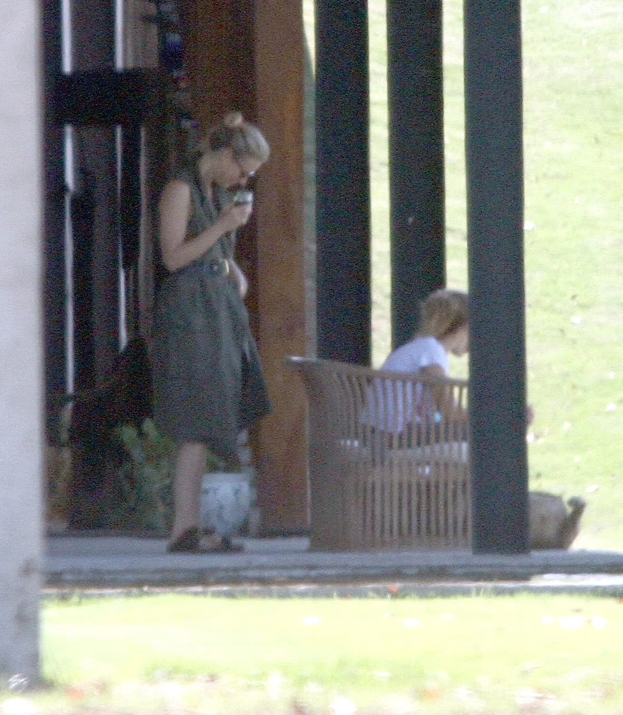 Gwyneth se tomó unos momentos para relajarse y disfrutar el país.