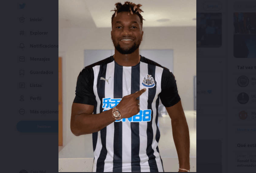 Playera Newcastle de casa.