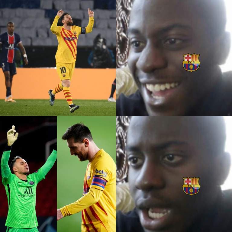 Los memes apalearon al Barcelona tras quedar fuera de la Champions | Cristiano Ronaldo y Messi son blanco del cotorreo en las redes sociales tras su eliminación de la justa continental.