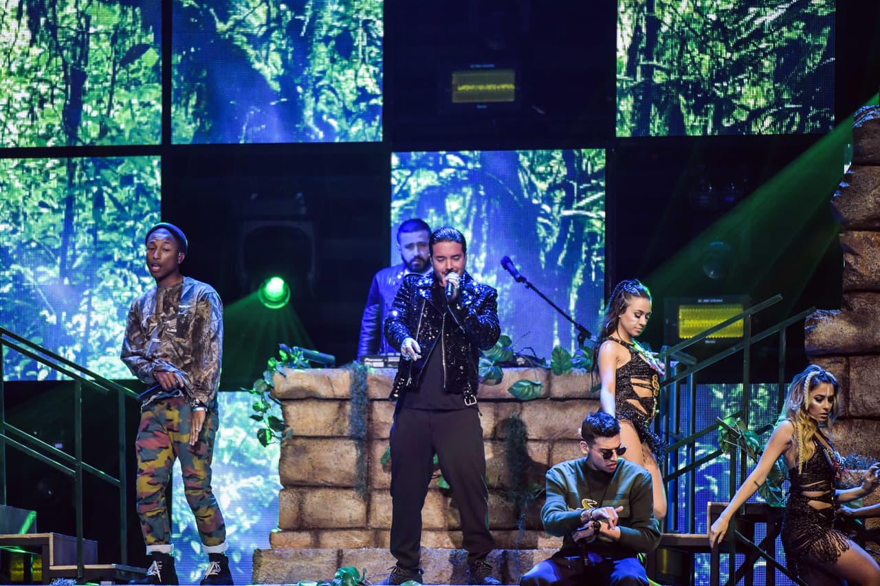 El colombiano tuvo una de las presentacionesás esperadas de la noche.