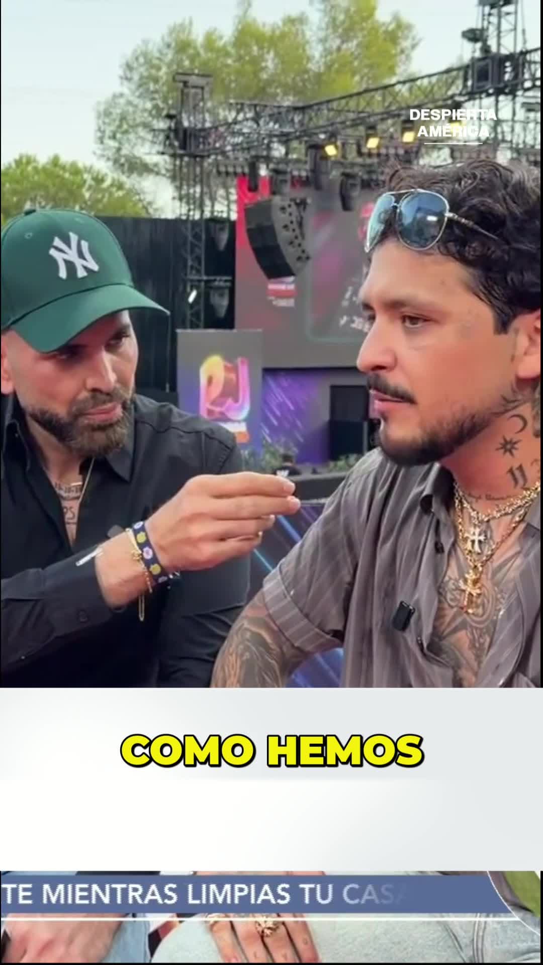 Nodal revela cómo se preparó junto con Ángela Aguilar para Premios Juventud