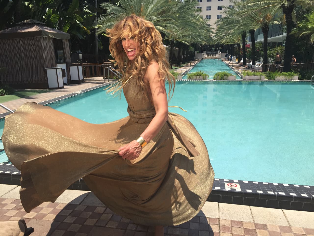 Lili más que lista para el verano