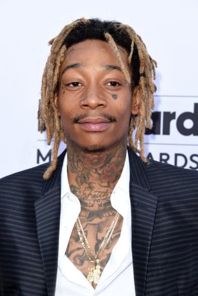 El rapero Wiz Kahlifa fue otra de las esperadas estrellas de esta ceremonia.