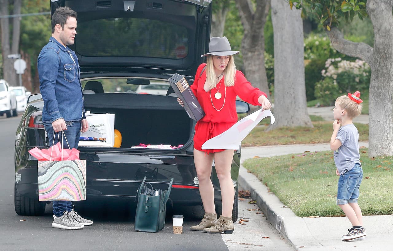 Los dos siguen cercanos a pesar de su divorcio por el bien de su nene, Luca.