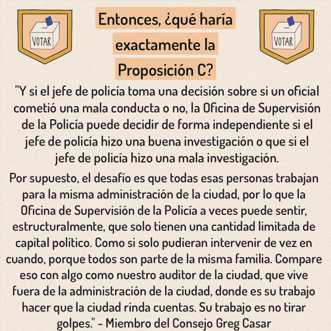 Puedes votar desde ahora hasta el 4 de mayo. Aquí hay información sobre la propuesta C para ayudarlo a tomar una decisión más informada al votar.