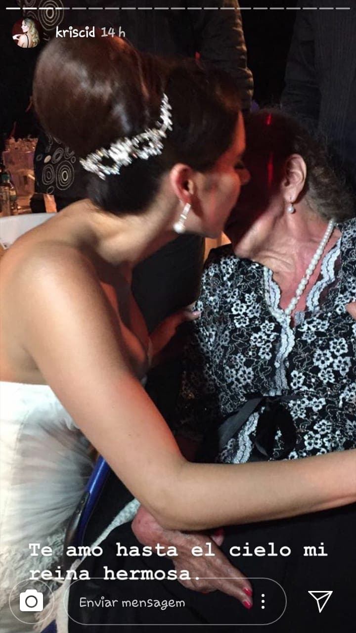 Por su parte, Kristal Cid también lamentó el sensible fallecimiento de su bisabuela 'Santusita'.