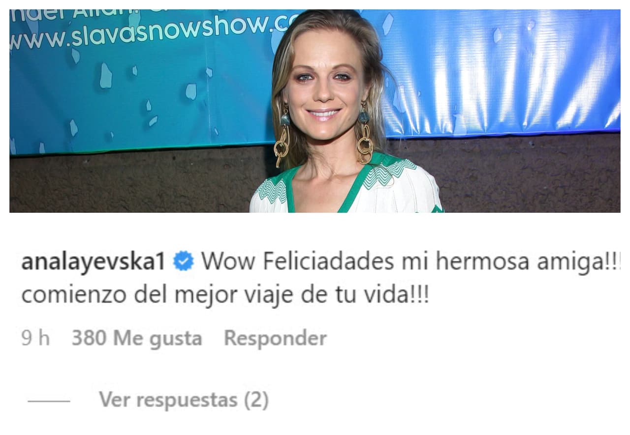 "¡Felicidades, mi hermosa amiga!", le escribió Ana Layevska.