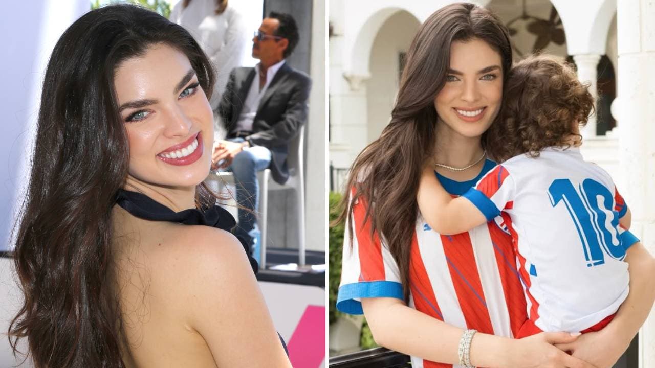 Hijo de Marc Anthony y Nadia Ferreira se contagia de la fiebre del futbol: luce enorme