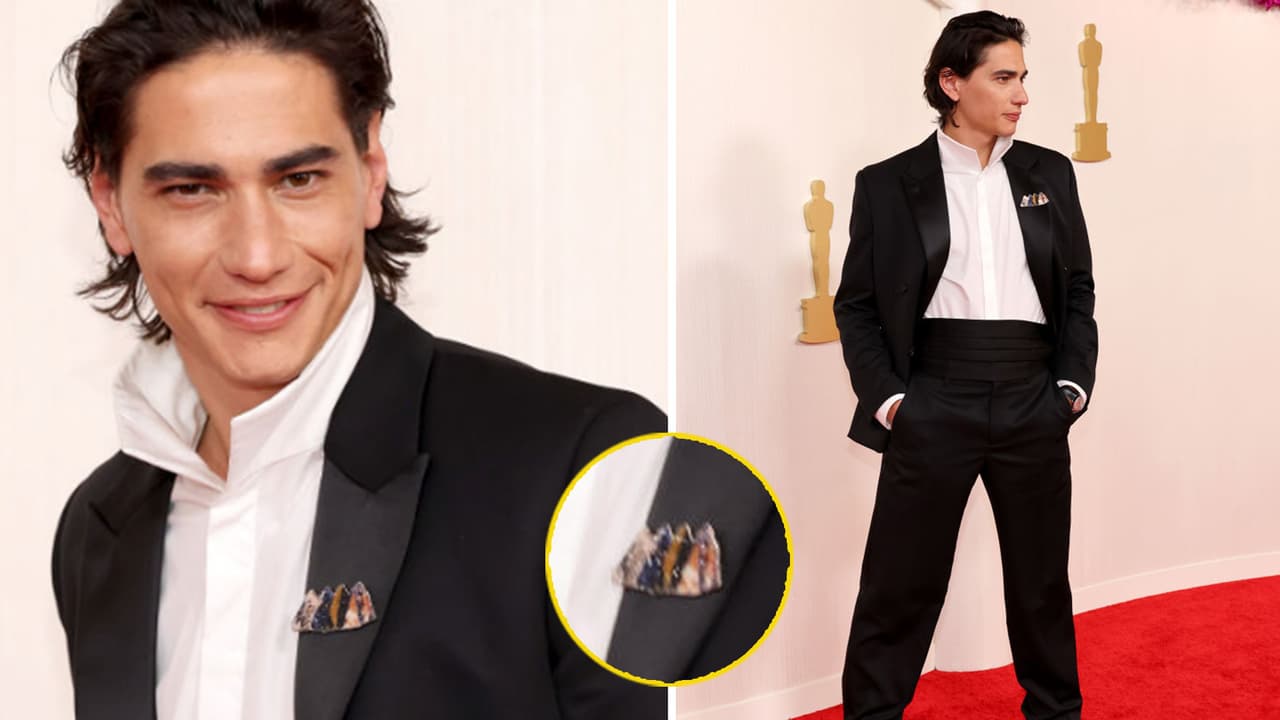 El significado del pin que Enzo Vogrincic lució en la alfombra roja de los Premios Oscar