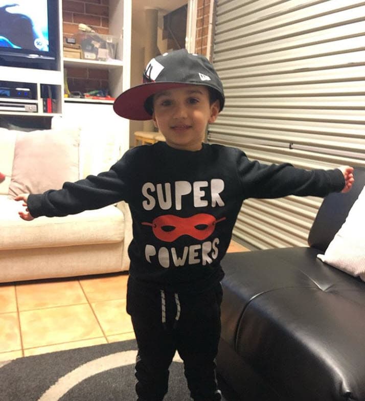 En las fotos quedó evidente el parecido que los niños tienen con él.
<br>