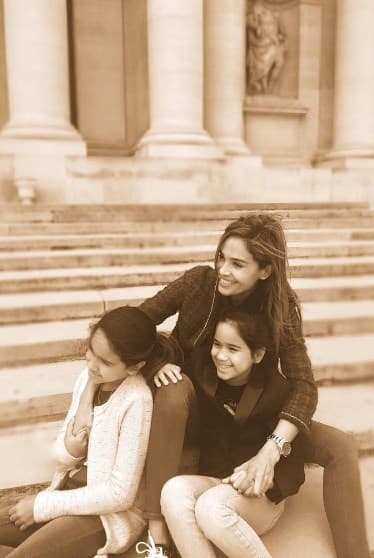 Inolvidables momentos con sus gotitas de amor, Antonella y Micaella.