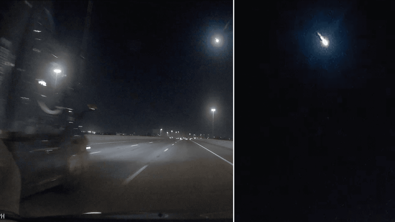 Captan un posible meteoro sobre el cielo de San Antonio; podría ser fenómeno de lluvia de estrellas