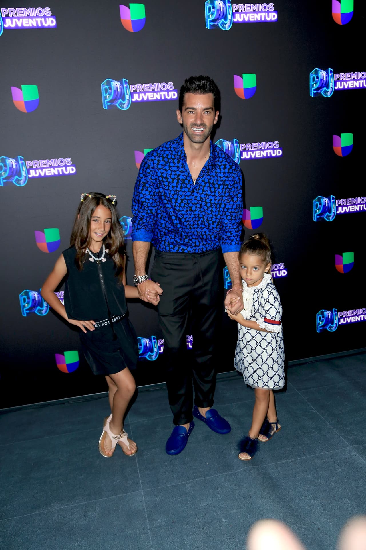 Así de coquetos posaron frente a las cámaras.