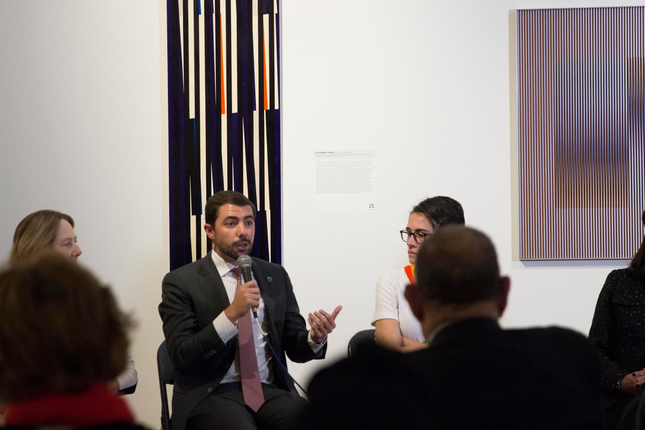 En el lanzamiento del catálogo digital del Museo de Arte de las Américas en Washington, DC.