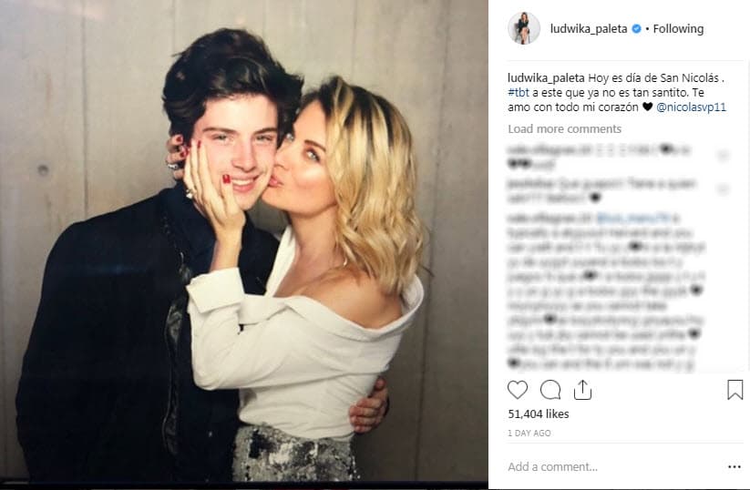 El pasado 6 de diciembre Ludwika Paleta recordó que era el día de San Nicolás, así que le mando un emotivo mensaje a su hijo.
