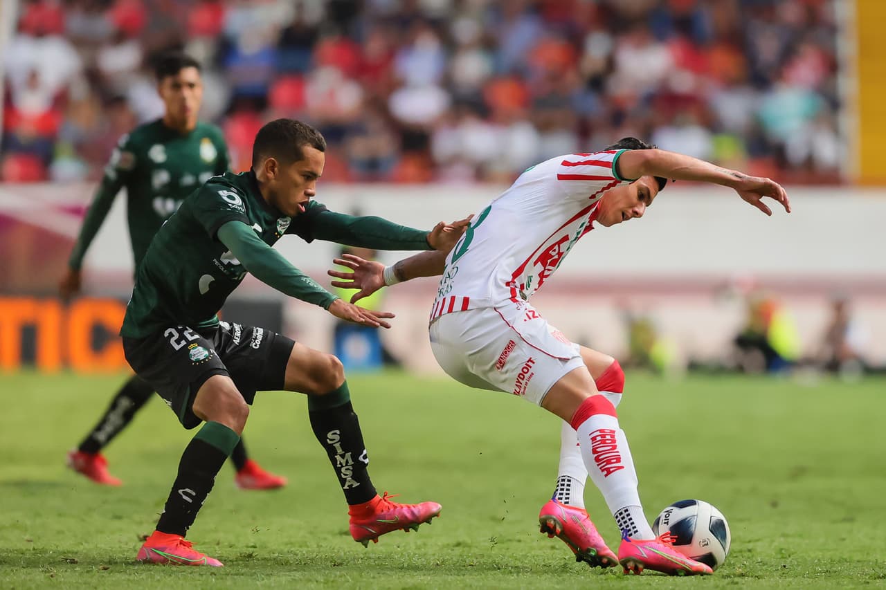 Juan Otero, Jesús Ocejo y Diego Valdés son los encargados de anotar los primeros tres goles del Apertura 2021 en la goleada de Santos 0-3 sobre Necaxa.