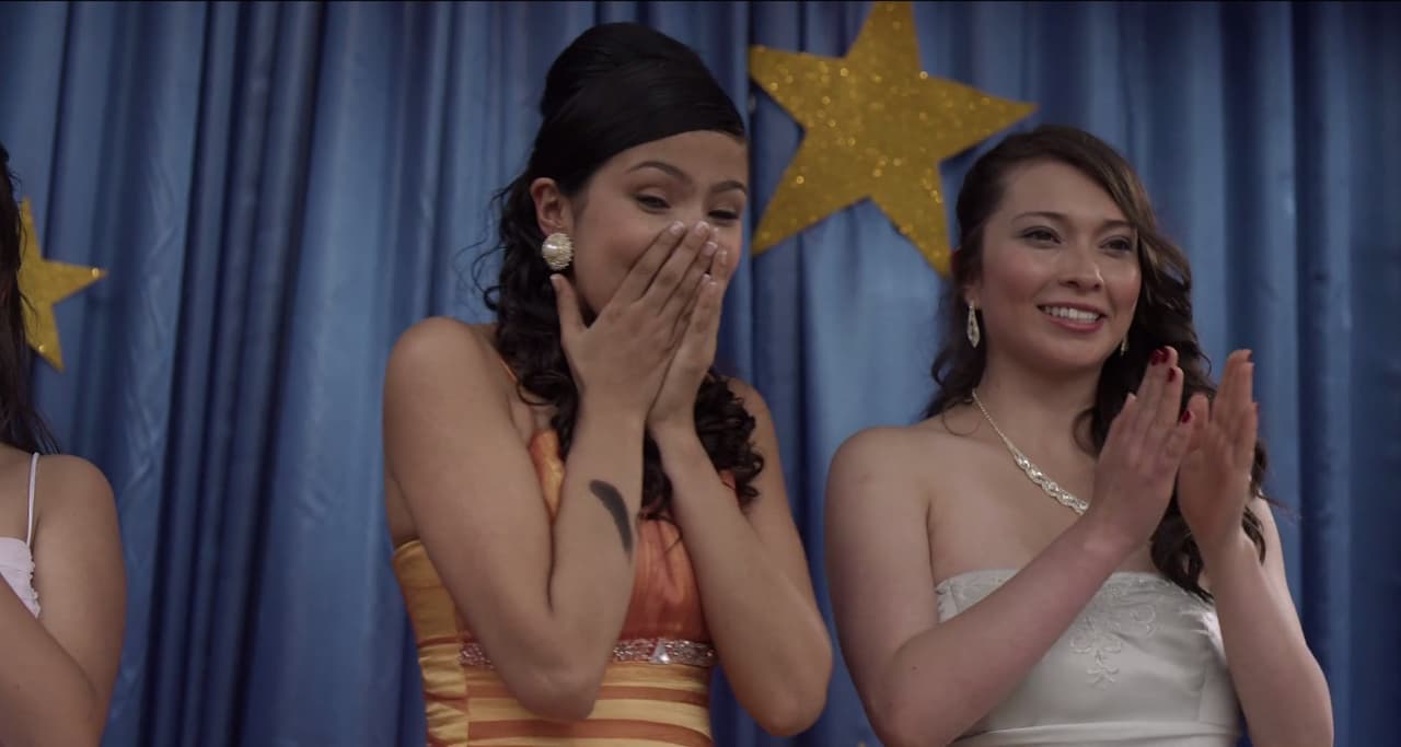 The host of the contest announced: “the winner of this year is… Miss Elba Coronado!”