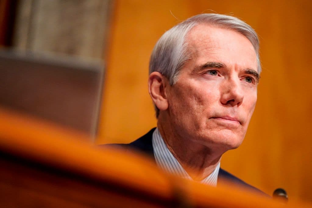 El senador republicano por Ohio, Rob Portman.