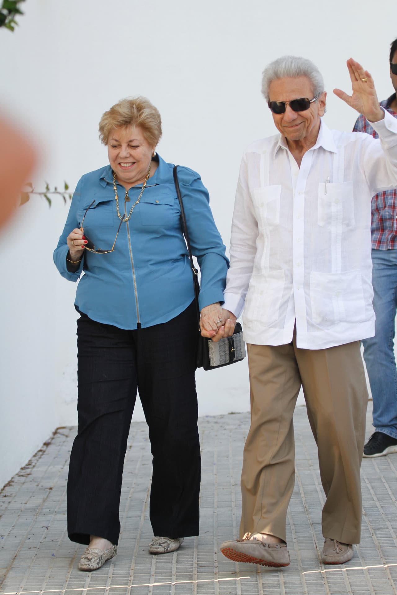 Y la famosa familia se reunió para celebrarlo.