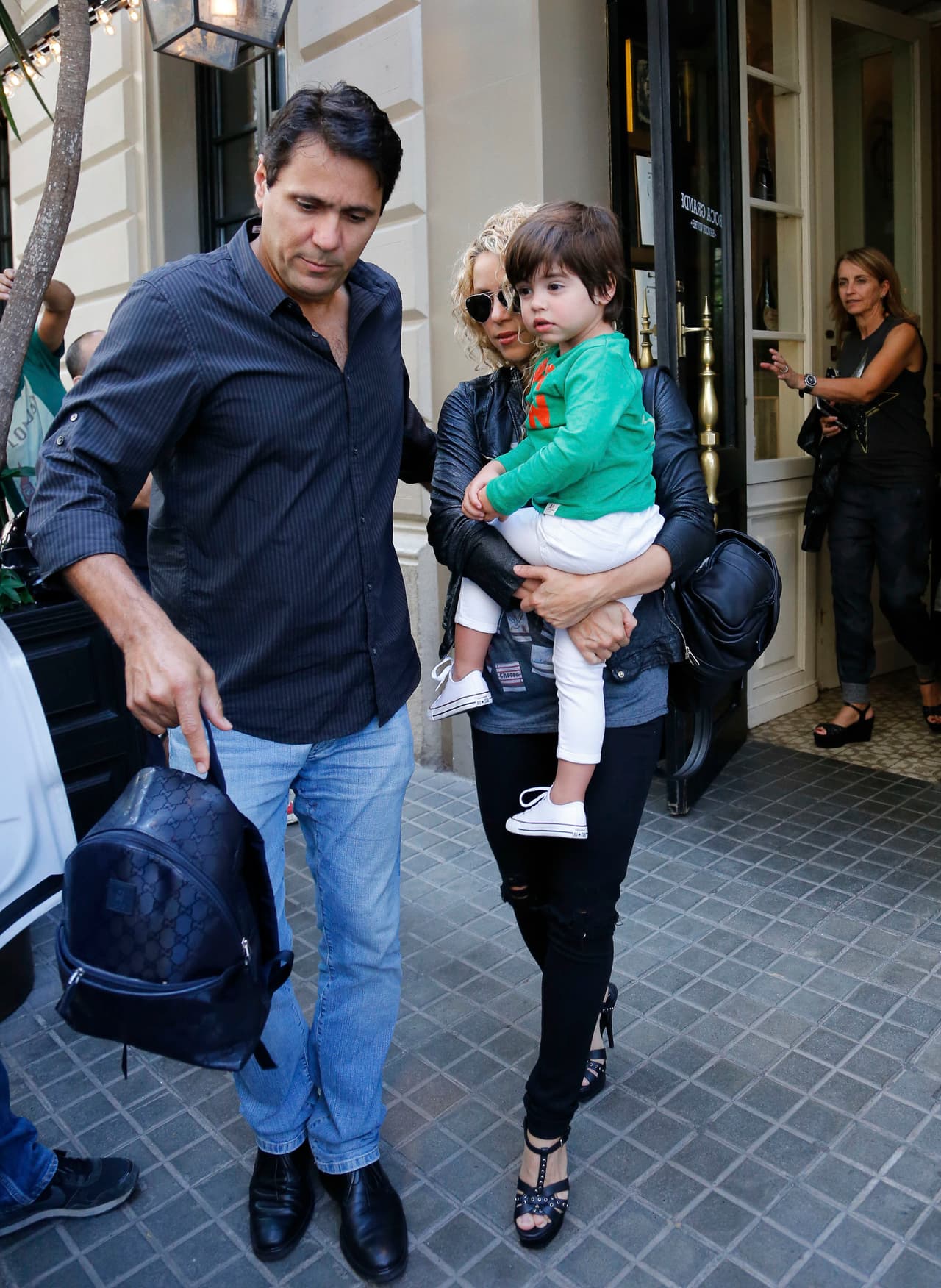 No regaló ni una sonrisa a las cámaras.